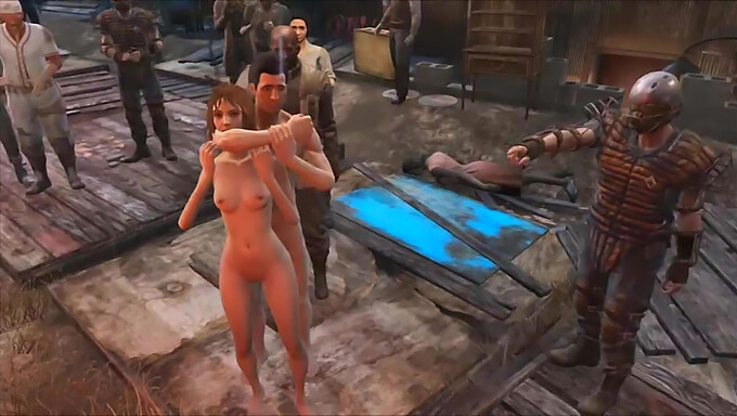 Fallout 4 Caricaturas: Un Sexo Grupal En Diamond City