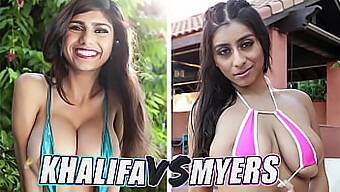 Mia Khalifa Y Violet Myers Se Van De Cabeza A Cabeza En Una Revancha De Porno Caliente